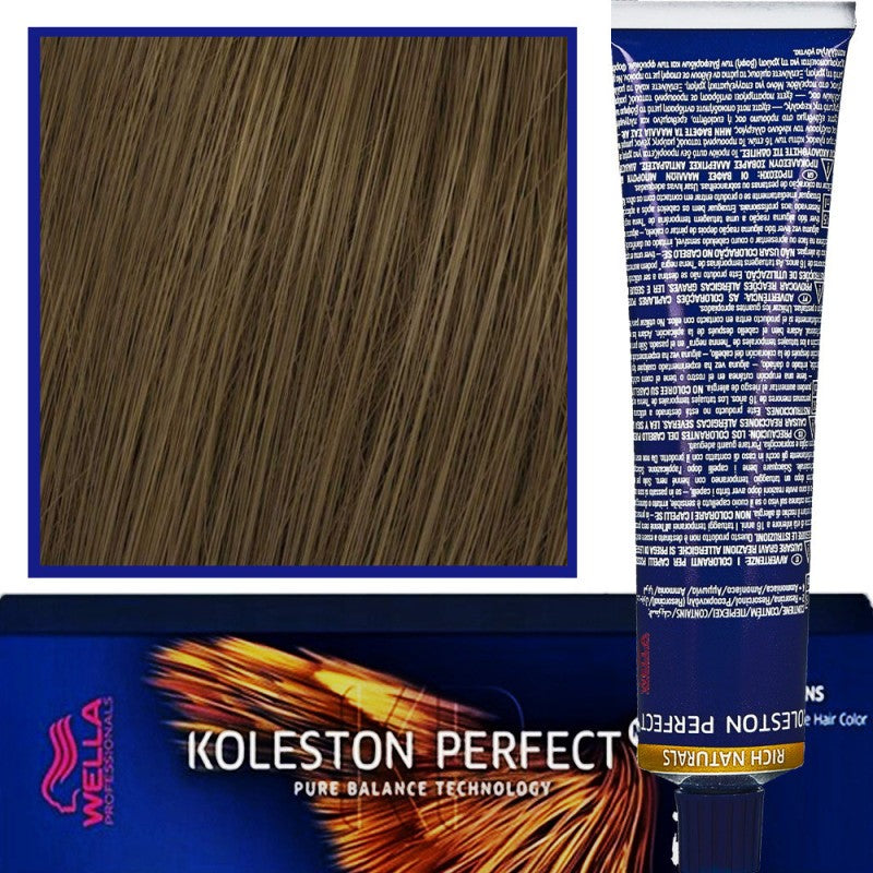 Wella Koleston Perfect Me ammattimainen hiusväri 60ml 77/02 Matt luonnollinen intensiivinen blondi