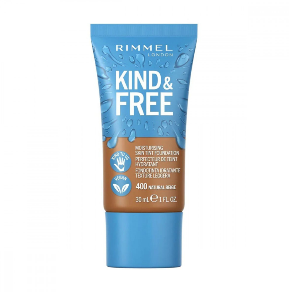 Rimmel London Ystävällinen ja ilmainen Skin Tint Foundation 400-Natural beige