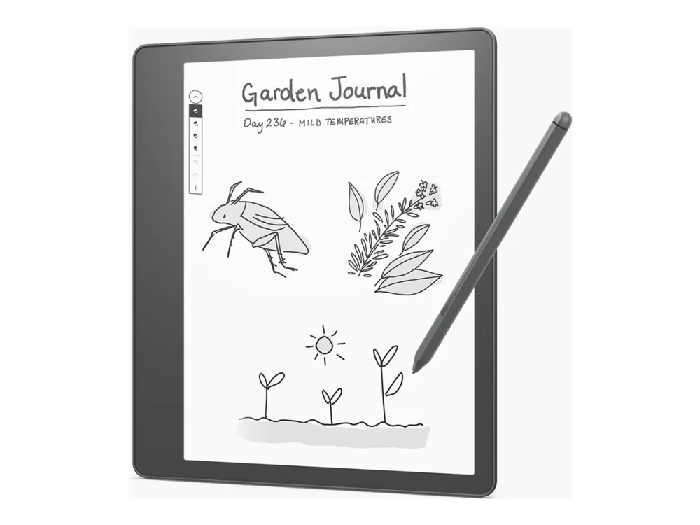 Amazon Kindle Scribe - 1. sukupolvi - e-kirjojen lukulaite - 16 GB - 10,2 yksivärinen - kosketusnäyttö - Bluetooth, Wi-Fi - harmaa väri