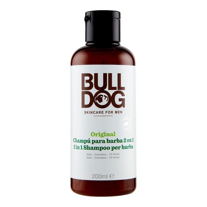 Alkuperäinen shampoo ja parranhoitoaine Bulldog Ihonhoito 200ml