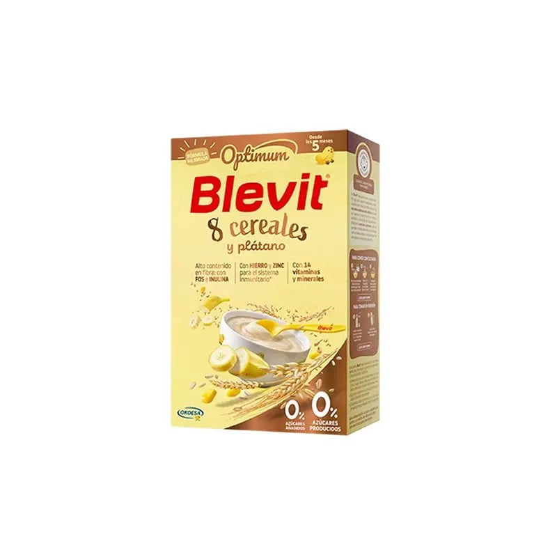 Ordesa Blevit Optimum 8 Cereali Banana 500g — Cereale per bambini