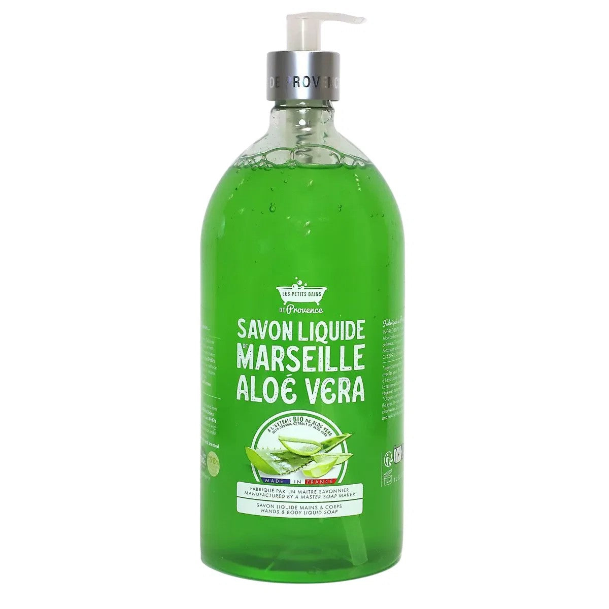 Les Petits Bainins de Provcece Nestemäinen saippua aloe vera 1 litraa
