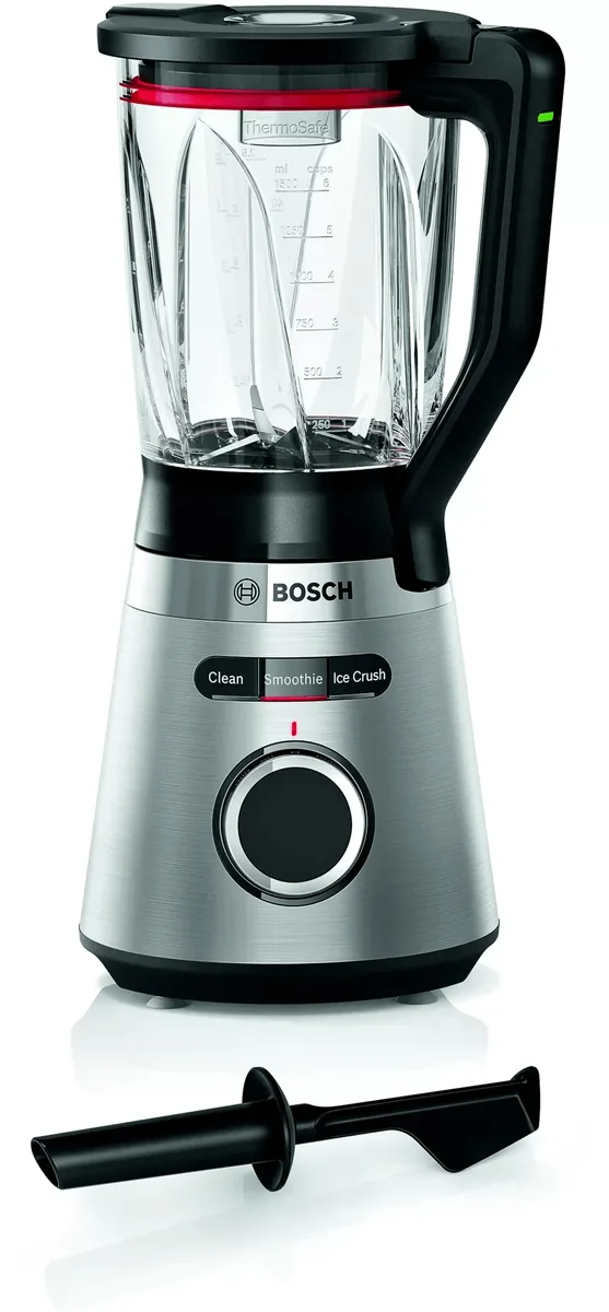 Bosch Serie 4 VitaPower MMB6382M 1200 W 1,5 l -tehosekoitin, musta, ruostumaton teräs