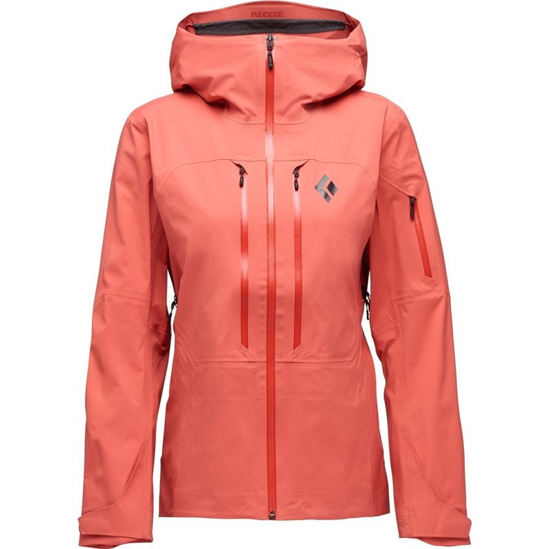 Black Diamond W Recon Lt Stretch Shell Baja Sunrise - XS