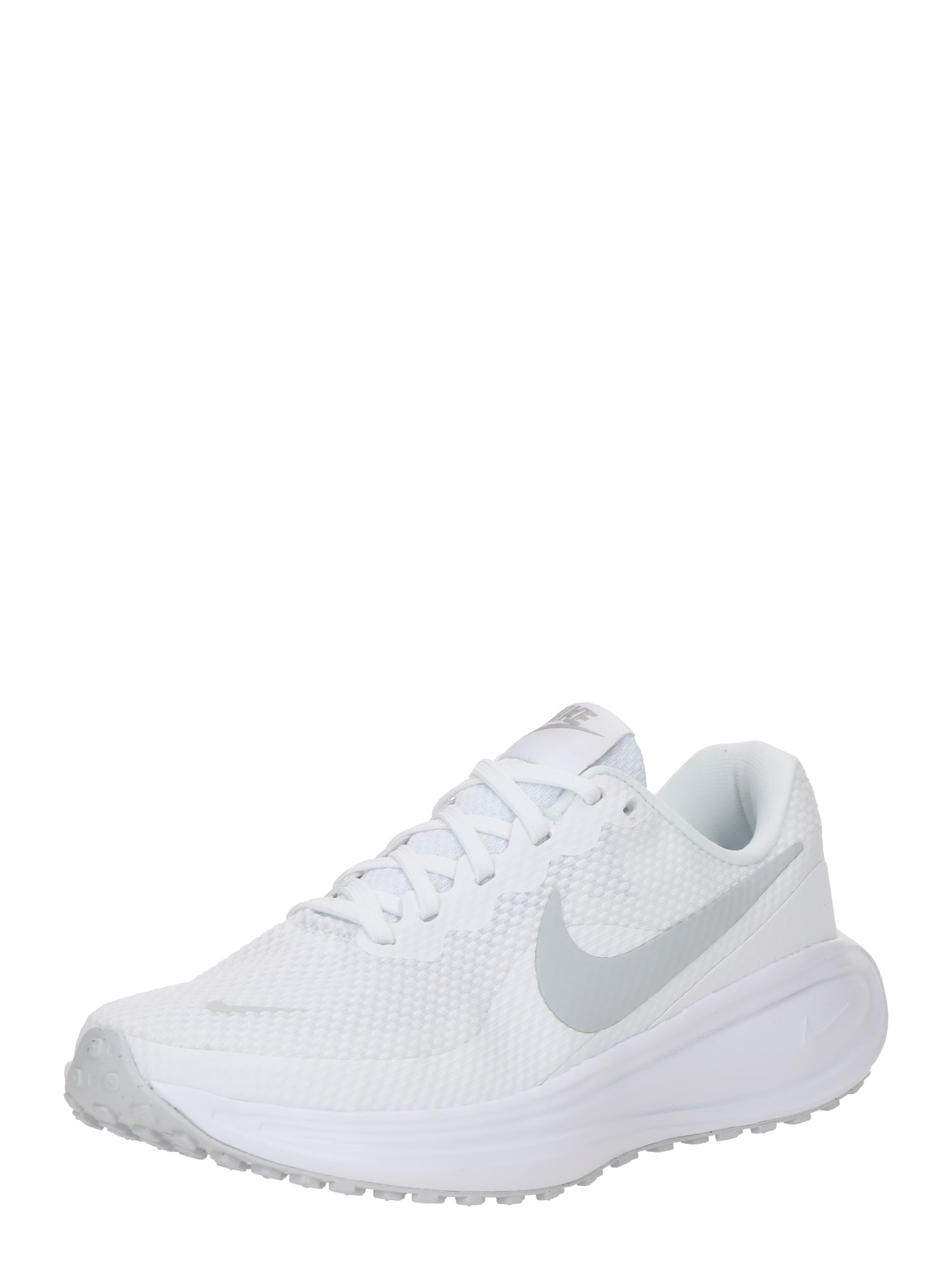 NIKE Juoksukengät 'Revolution 8' vaaleanharmaa / valkoinen