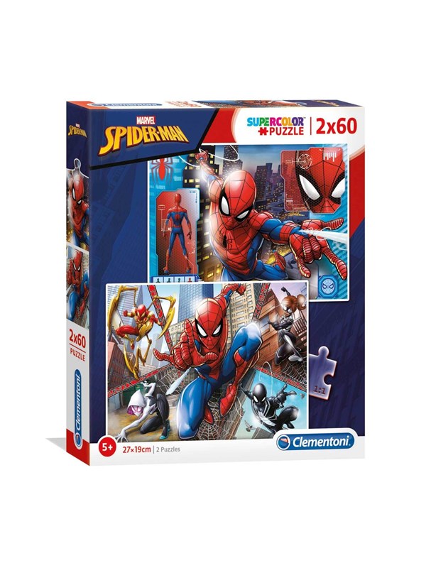Clementoni Puzzle Spiderman 2x60 kpl. Lattia