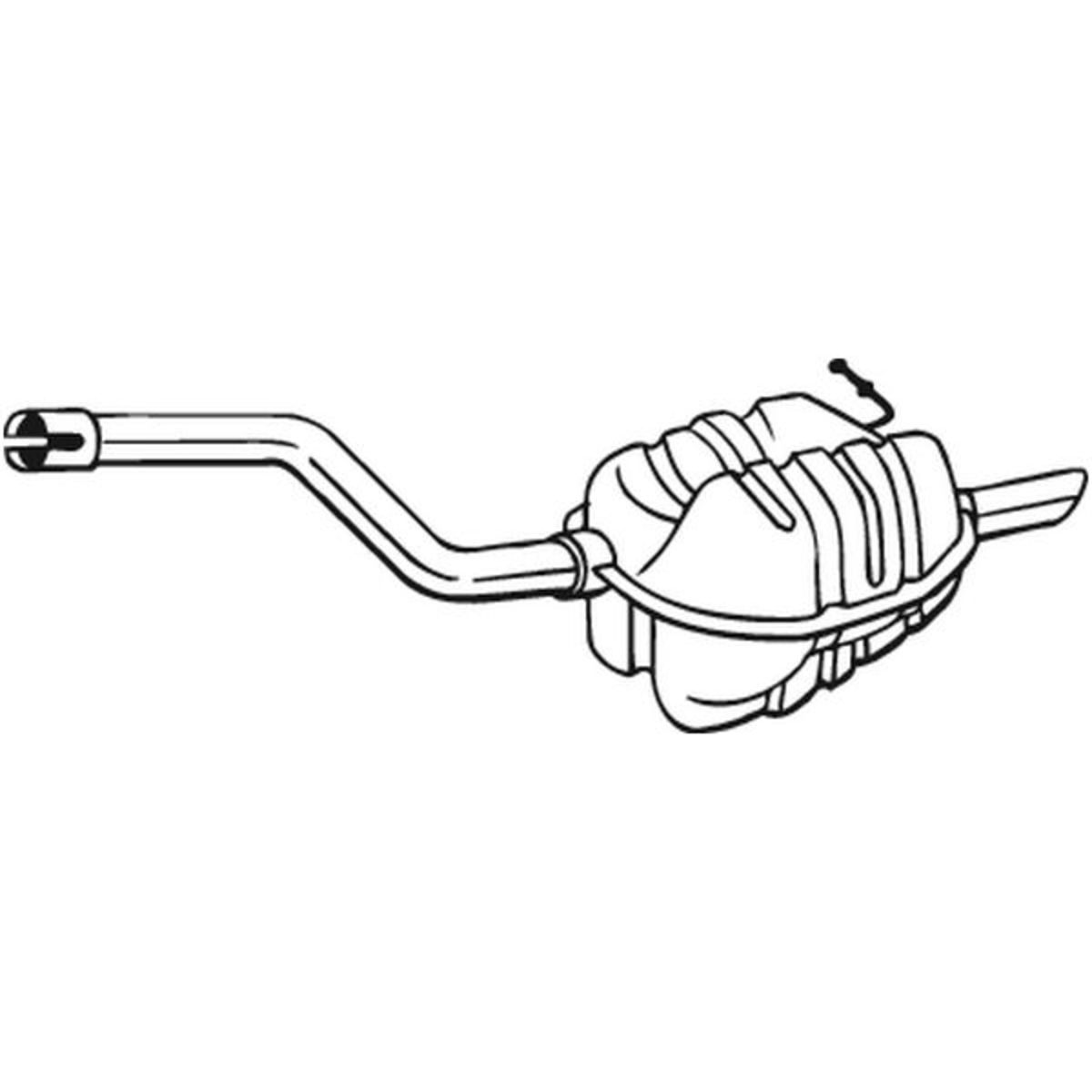 Takaäänenvaimentaja BOSAL 220-003