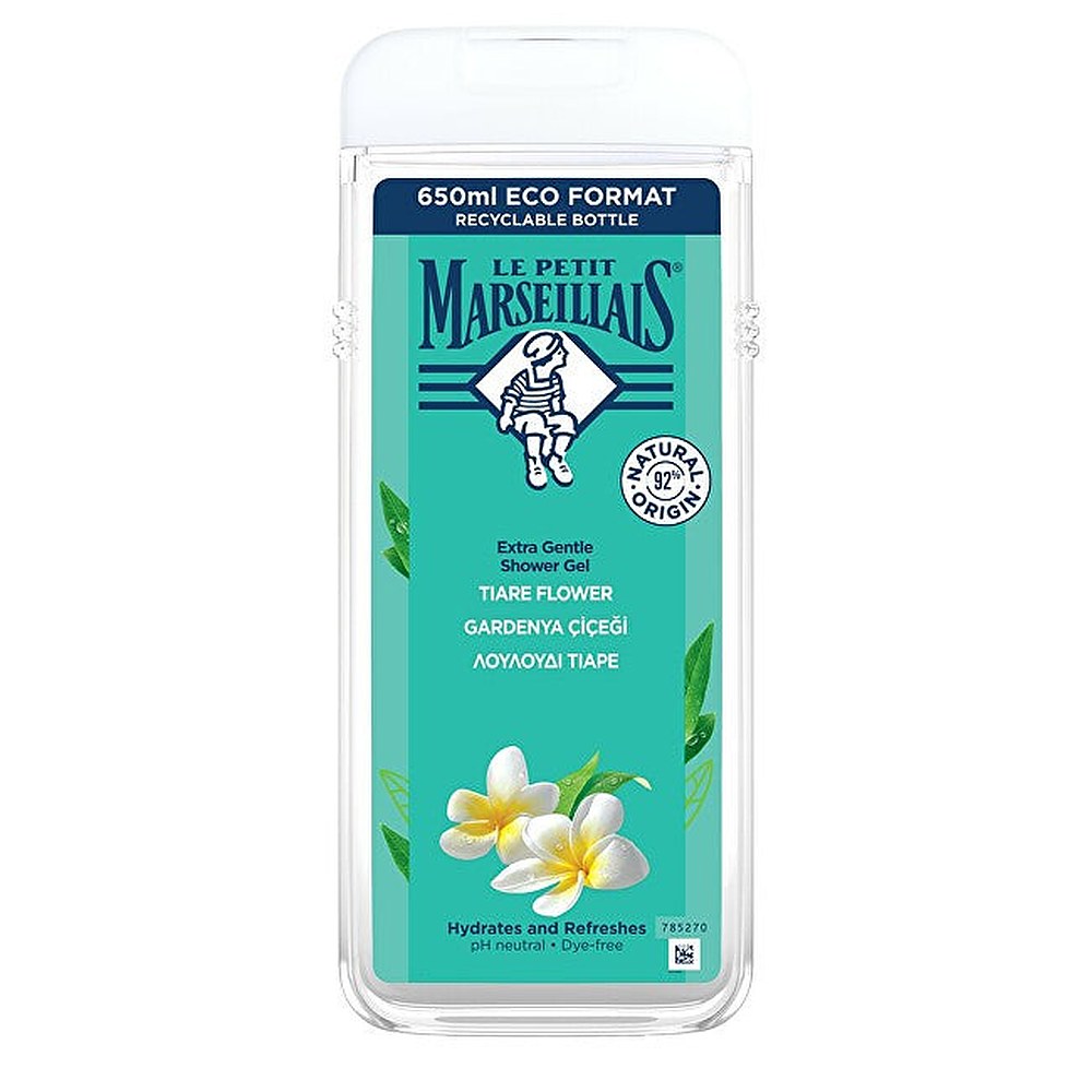 Le petit marseillais Erittäin herkkä suihkugeeli Tiaré Flower - 650ml