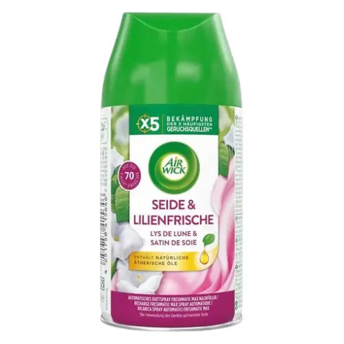 Airwick Freshmatic Silk & Lily Freshness Automatic Air Freshener Refill – 250 ml