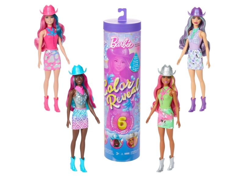Barbie Color Reveal -nukkevalikoima, Muotinukke, Naaras, 3 vuosi/vuosia, Tyttö, 325 mm, 140 g