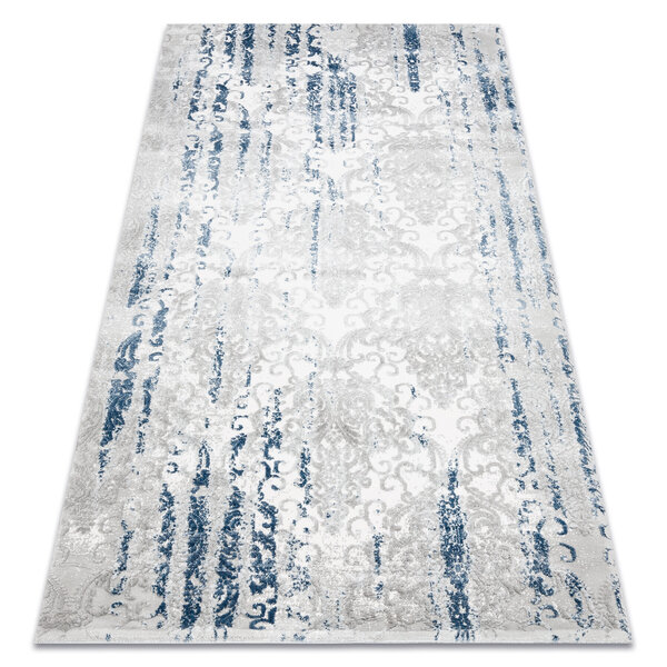 Matot Rugsx Matto AKRYYLI VALS 6177 Ornamentti harmaa / 80x150 cm 80x150 cm