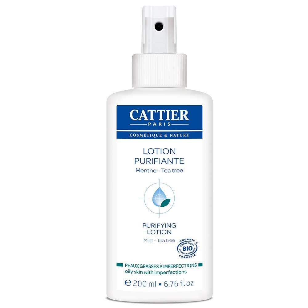 Cattier Puhdistava kosteusemulsio epätäydelliselle nuorelle iholle Minttuteepuu ORGANIC 200 ml