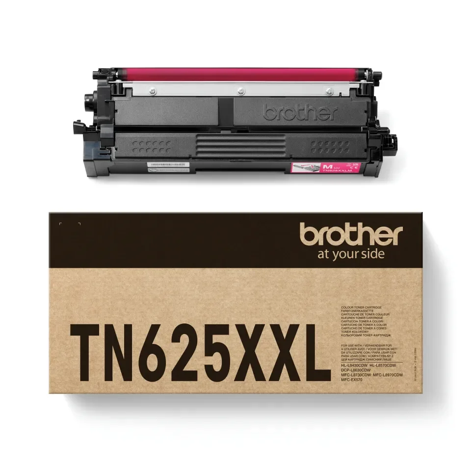 Brother TN625XXLM - high capacity - magenta - original - toner cartridge