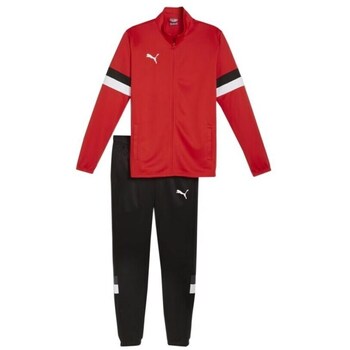 PUMA Treenipuku 'Team Rise' oranssinpunainen / musta / valkoinen