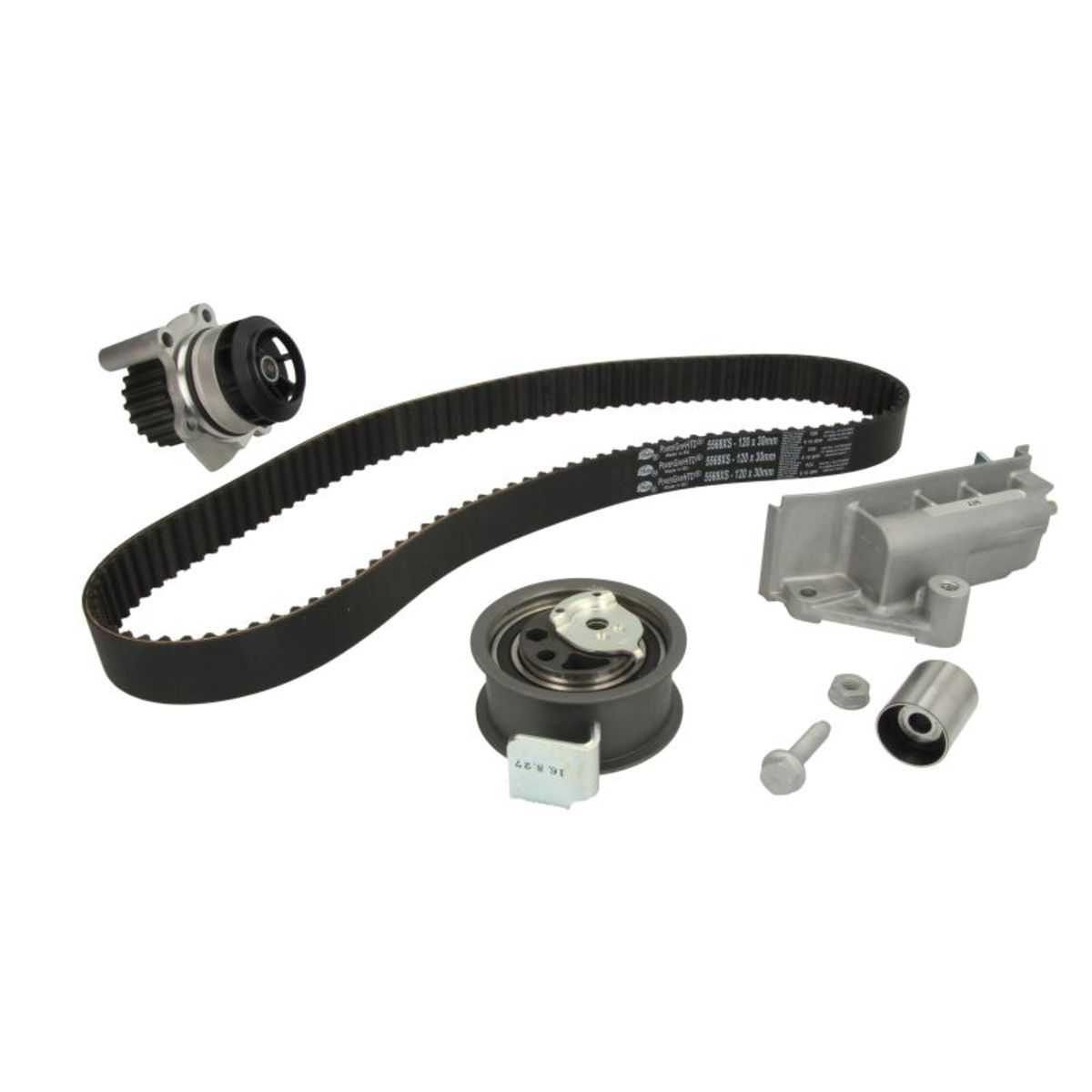 Vesipumppu + jakohihnasarja GATES KP75569XS-1