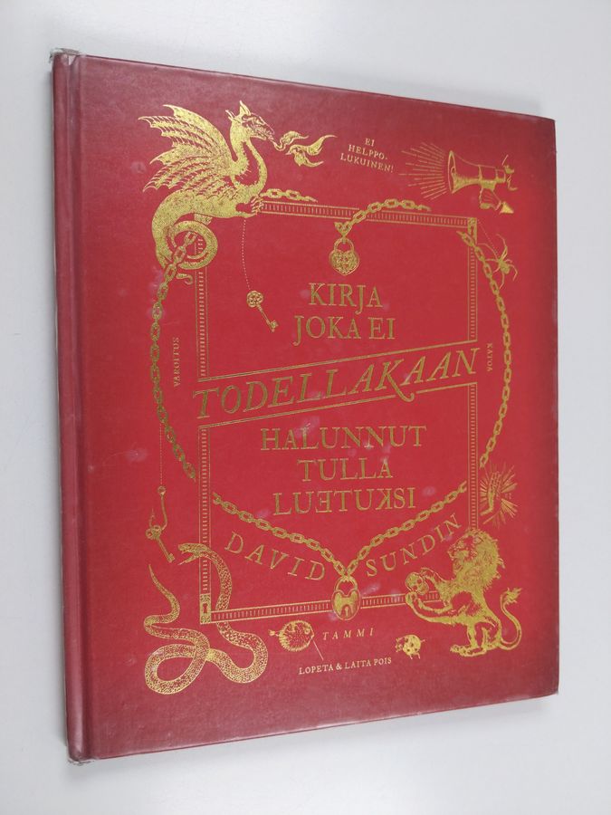 Kirja joka ei todellakaan halunnut tulla luetuksi