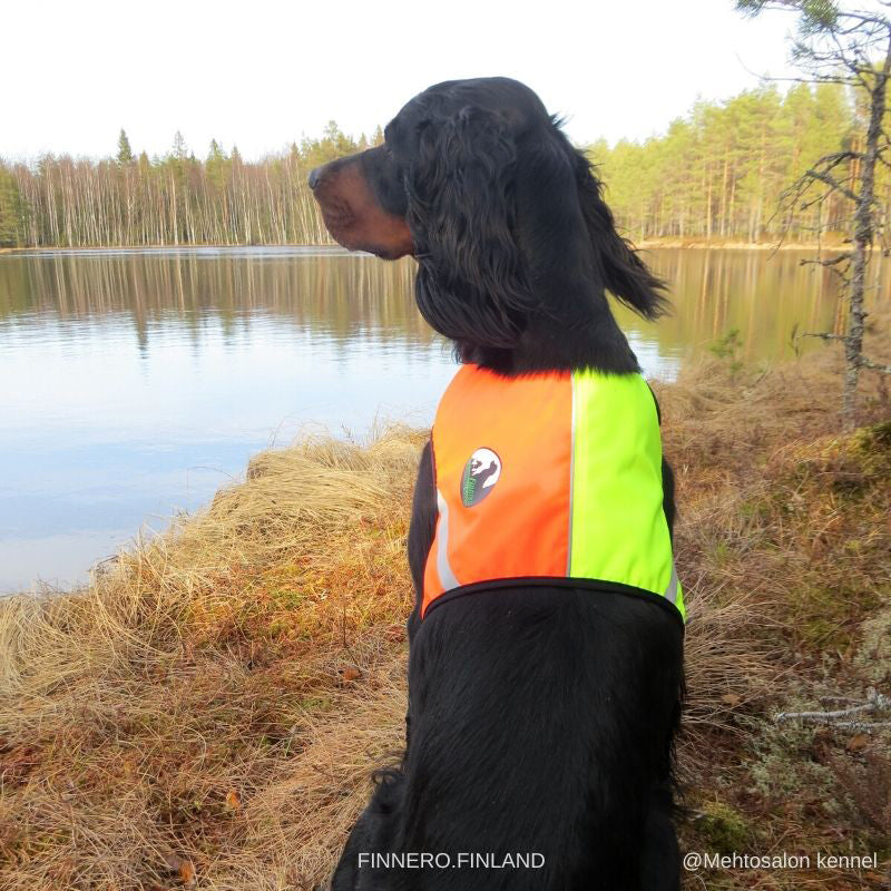 UKKO Metsästysliivi, S / Punainen / Keltainen