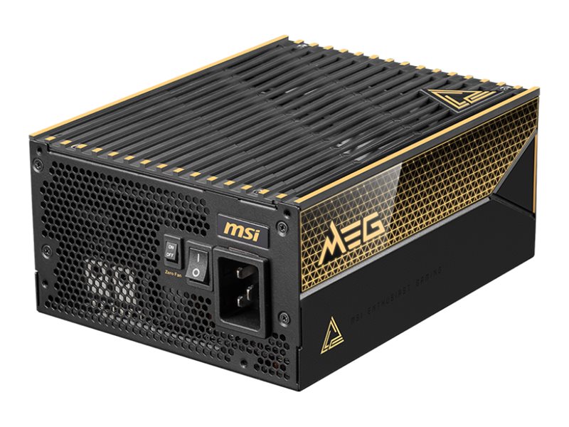 MSI MEG Ai1600T PCIE5 1600W -virtalähde, 80 Plus Titanium