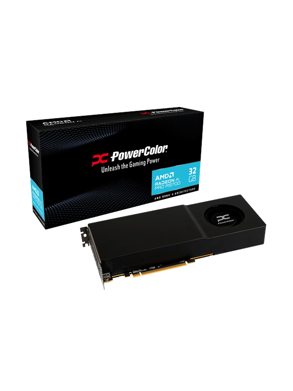 PowerColor Radeon AI PRO R9700 32 Gt -näytönohjain