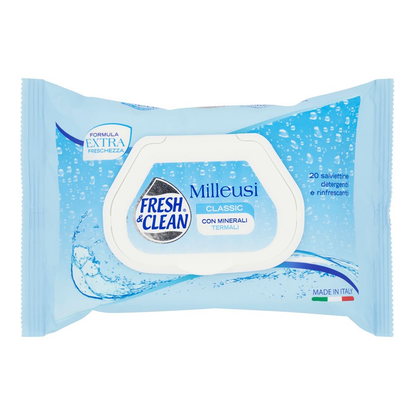 Fresh&Clean Milleusi Classic Kosteuspyyhkeet 20 kpl