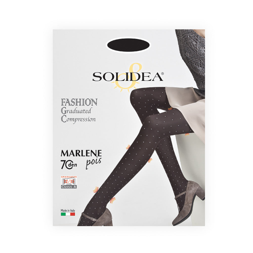 Solidea Marlene Pois Opaque -sukkahousut 70 denin kompressiosukkahousut 12-15 mmHg 4XL mokka