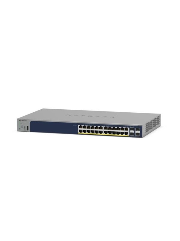Netgear Gs728tpp Hallittu L2/l3/l4 Gigabit Ethernet (10/100/1000) Power Over Ethernet -tuki Harmaa