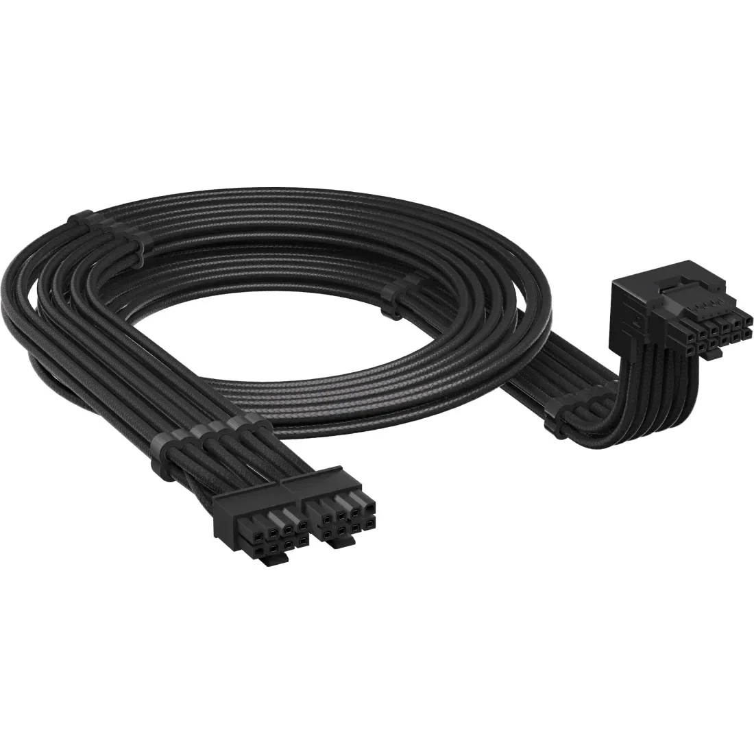 Corsair CP-8920350, 12V-2x6, 2 x PCI-E (8-pin), 0,65 m, Kulmikas, Suora, 90°