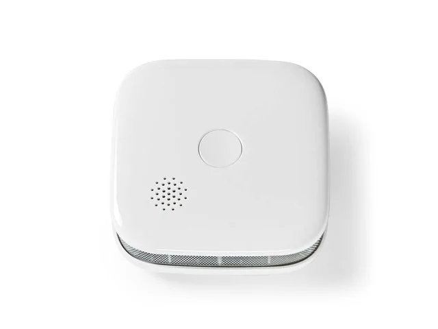 Nedis WIFIDS21WT3, Ilmanäytteen tunnistaja, Valkoinen, 85 dB, Muovi, Android, iOS, Akku
