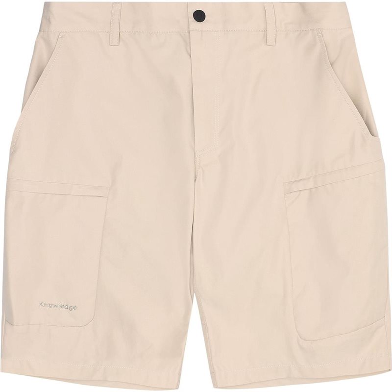 KnowledgeCotton Apparel Vent Canvas 200 Classic Shorts Light Feather Gray - M