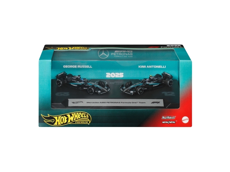 Hot Wheels F1 Racing Premium 2-Pack 1:64 Mercedes