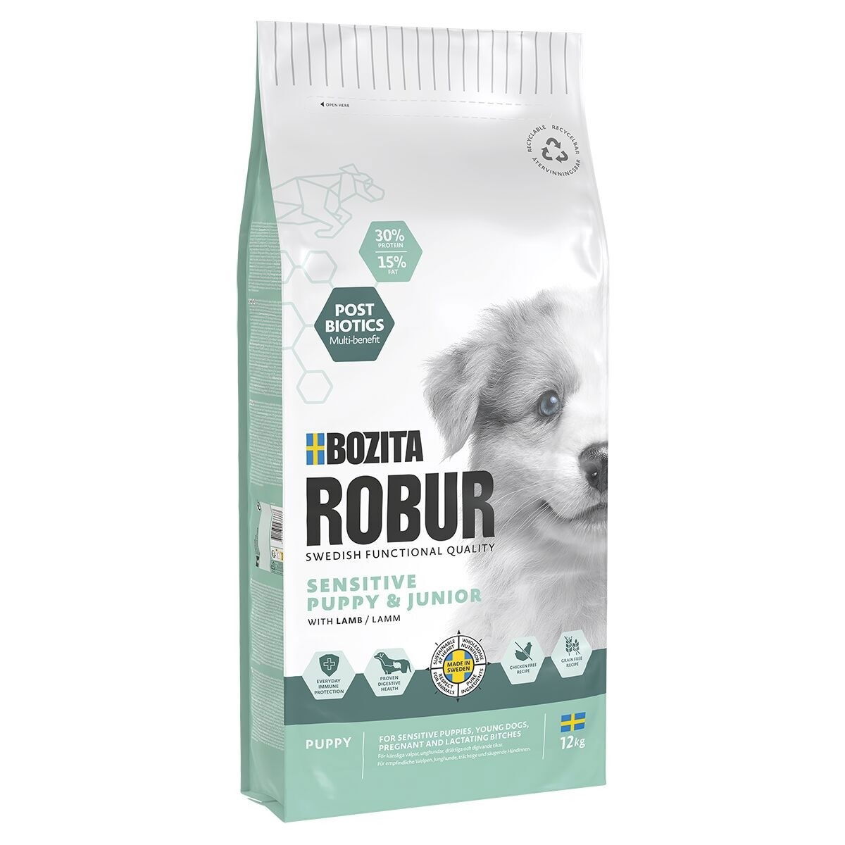 Bozita Robur Sensitive Grain Free Puppy 2x12 kg