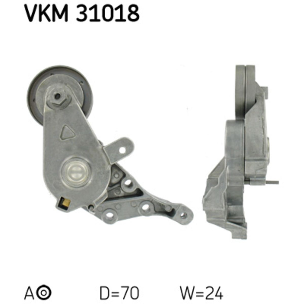 Kiristysrulla, moniurahihna SKF VKM 31018