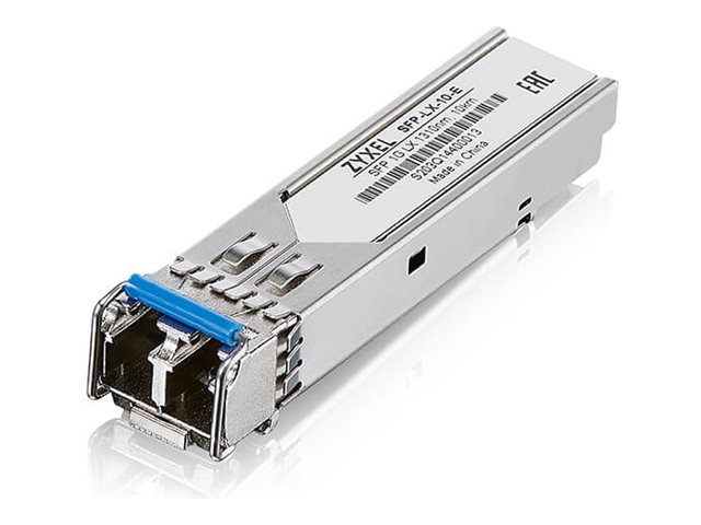 Zyxel SFP-LX-10-E-ZZBD01F - SFP-valokuitutransceiver-moduuli (10 kpl pakkaus), Teräs