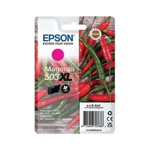 EPSON 503XL -mustekasetti, 6.4 ml, magenta