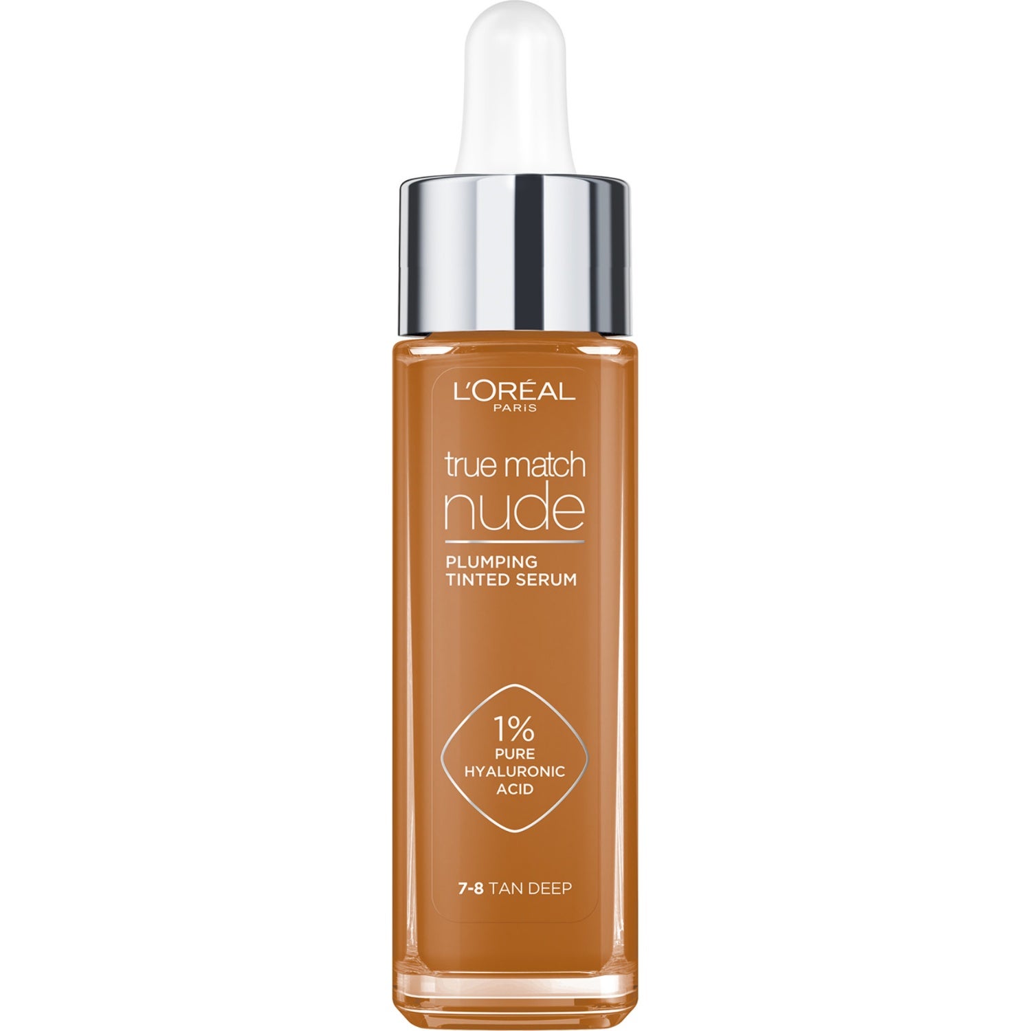 L'Oréal Paris True Match Nude Plumping Tinted Serum 7-8 Tan Deep - 30 ml