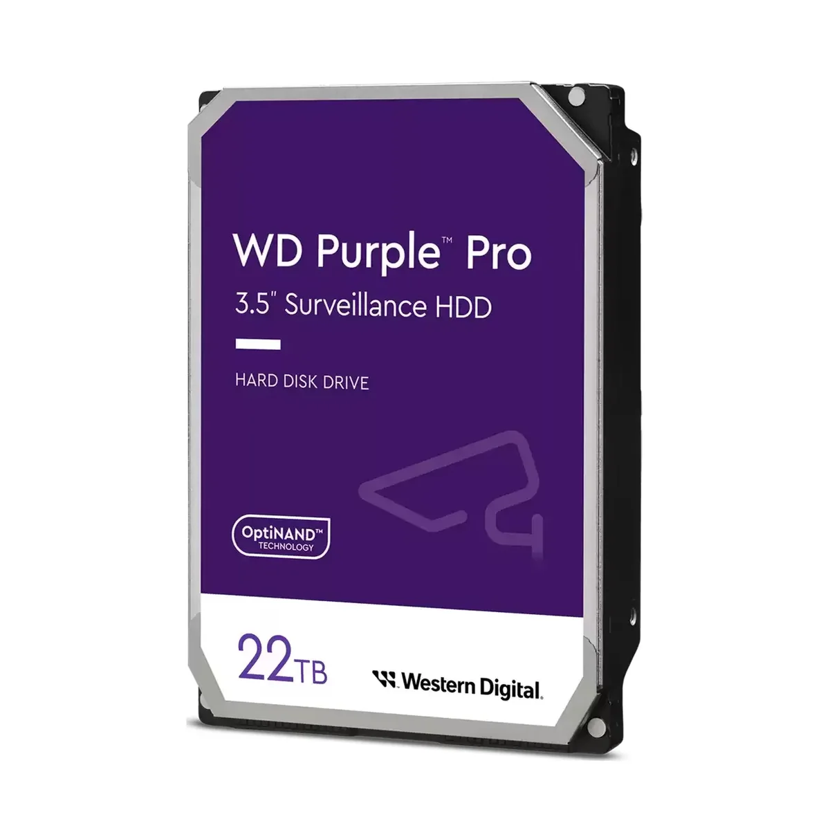 Western Digital WD221PURP Purple PRO Surveillance HDD, 22 TB, 3.5, SATA3, 512MB