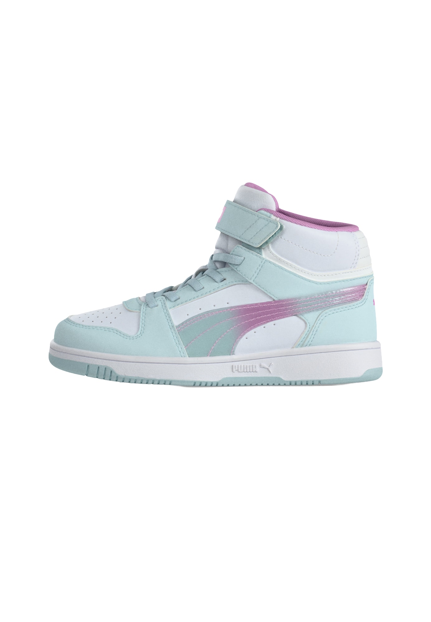PUMA Tennarit 'Rebound' pastellinsininen / orkkidea / valkoinen