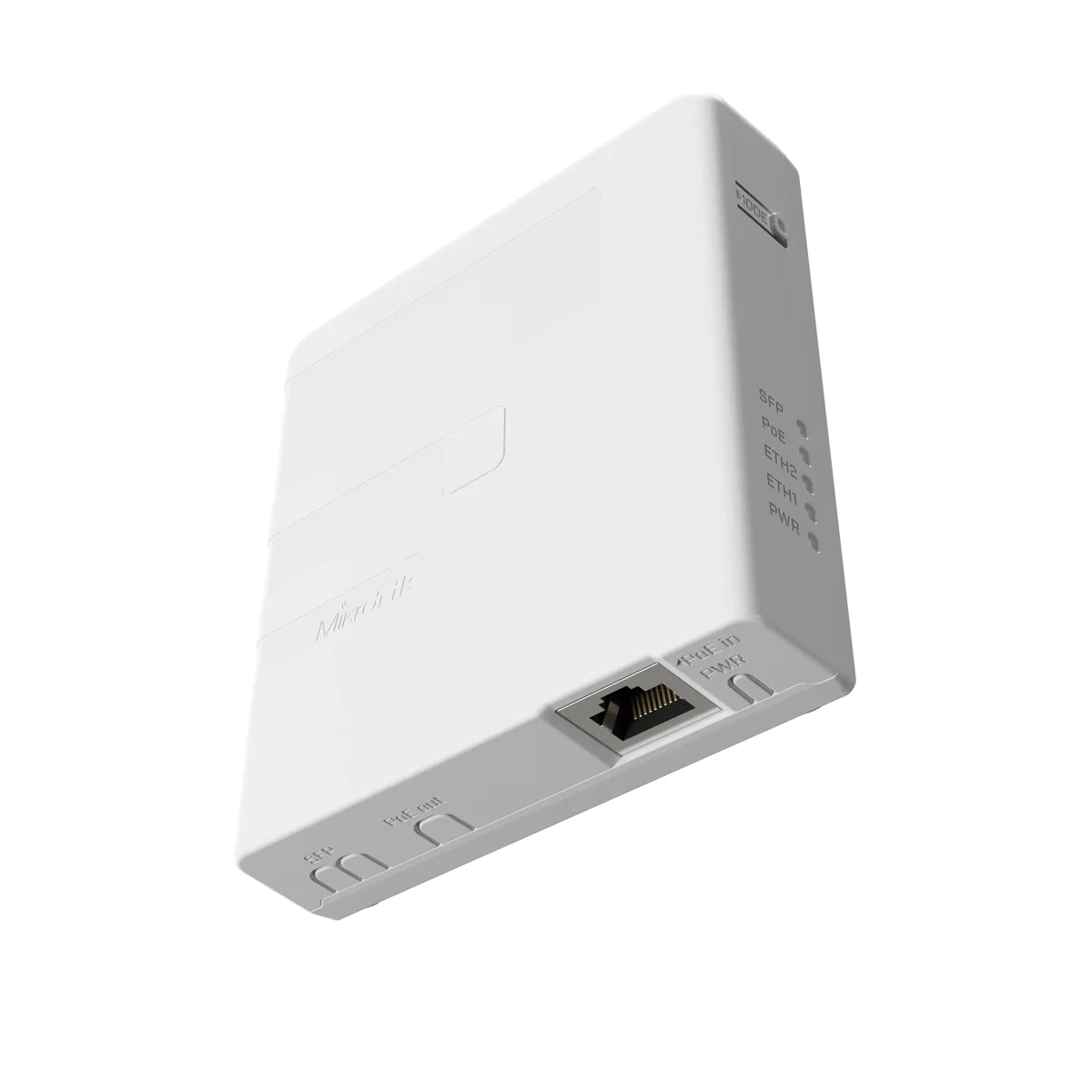 MikroTik GPEN21 - Älykäs Power over Ethernet -injektori, Valkoinen