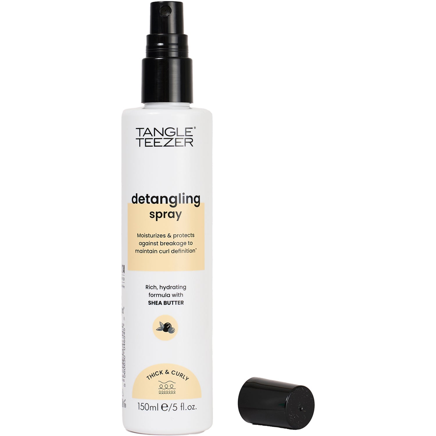 Tangle Teezer Everyday Detangling Cream Spray For Thick / Curly Hair - 150 ml