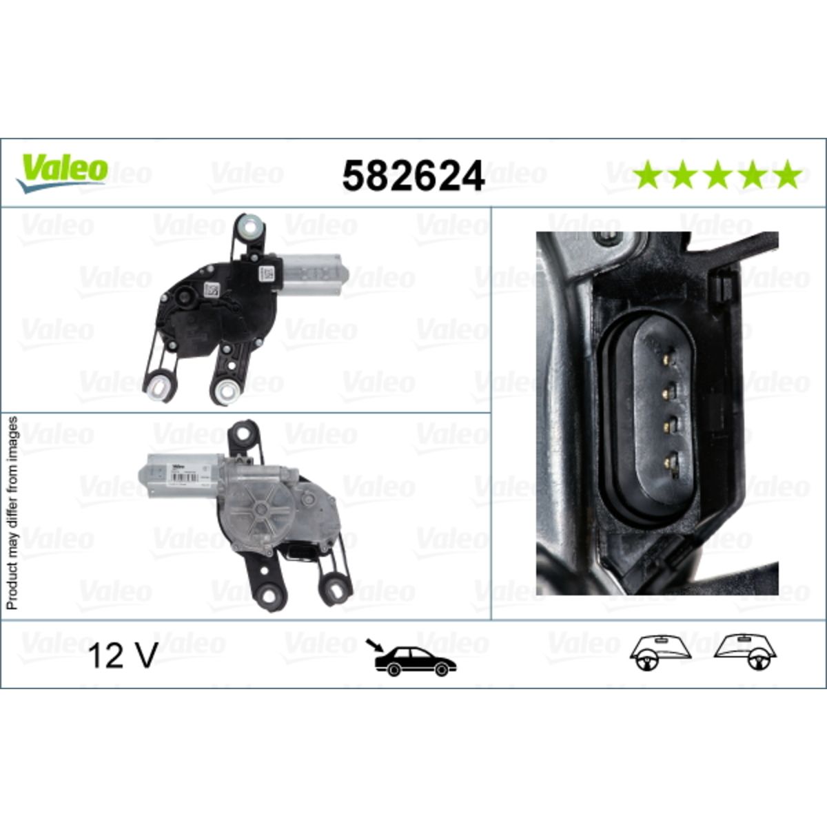 Pyyhkijän moottori VALEO 582624
