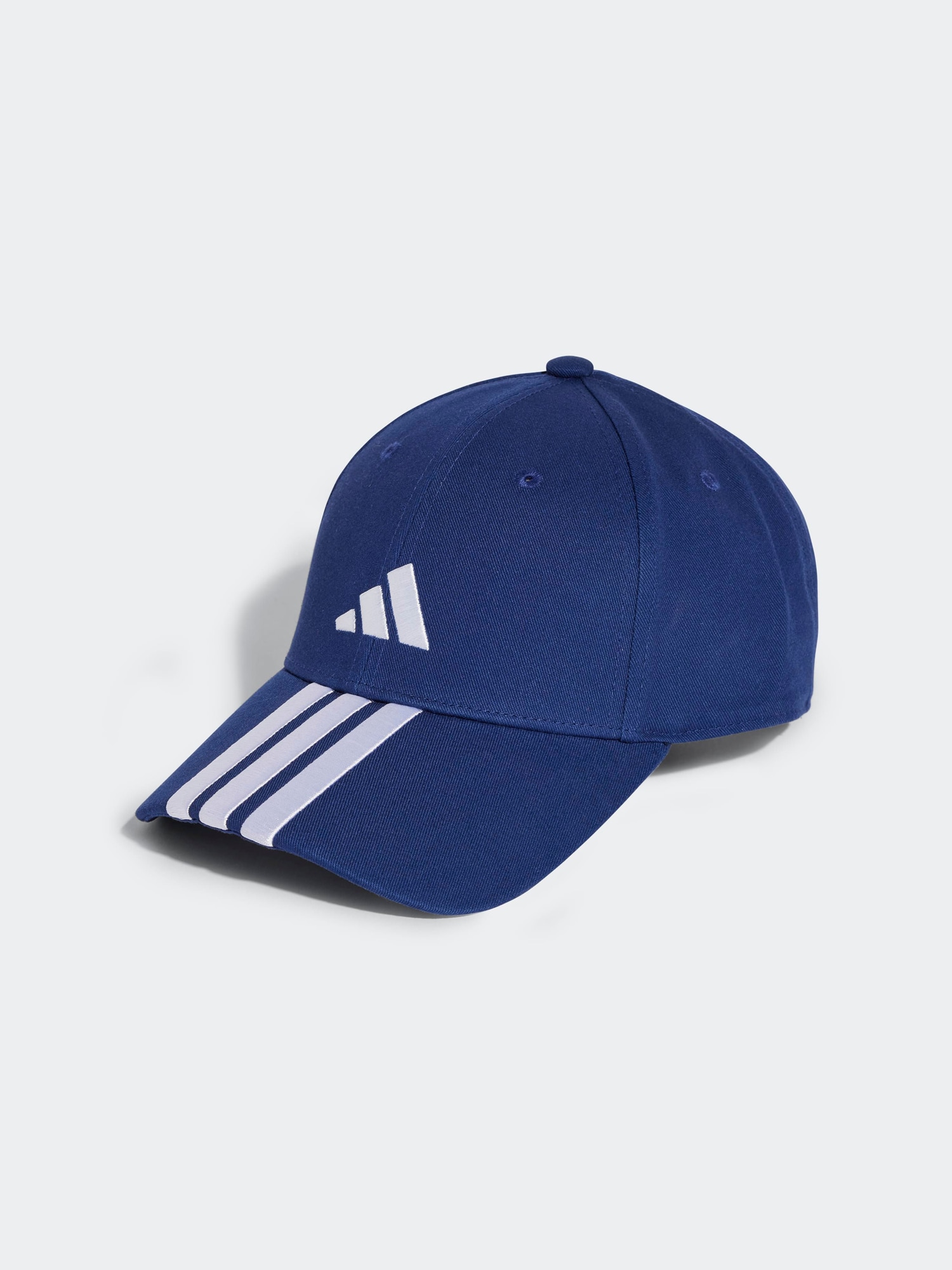 ADIDAS SPORTSWEAR Urhelulippalakki '3-Stripes New Logo Baseball' tummansininen / vaaleanharmaa