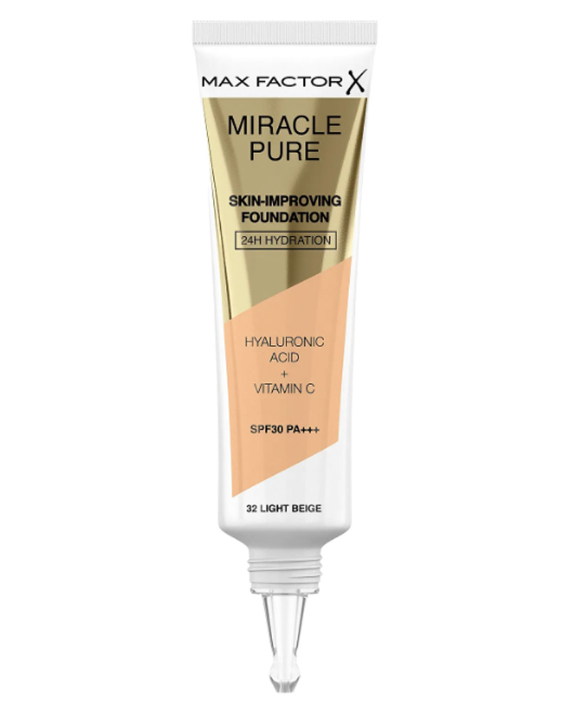 Max Factor Miracle Pure Skin-Improving Foundation 32 Light Beige 30ml
