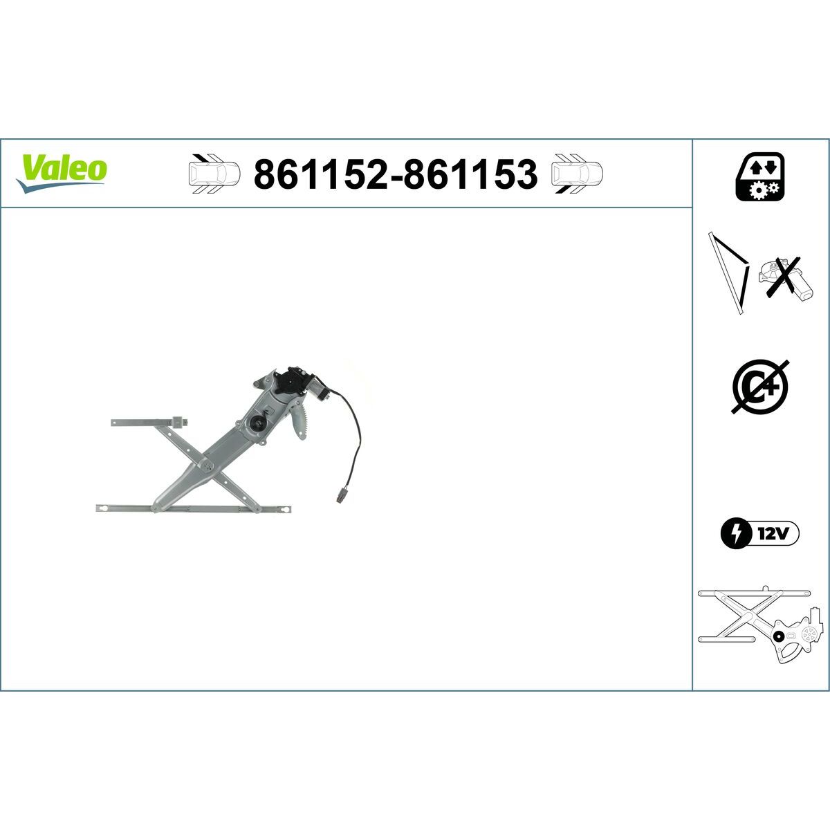 Lasinnostin VALEO 861152