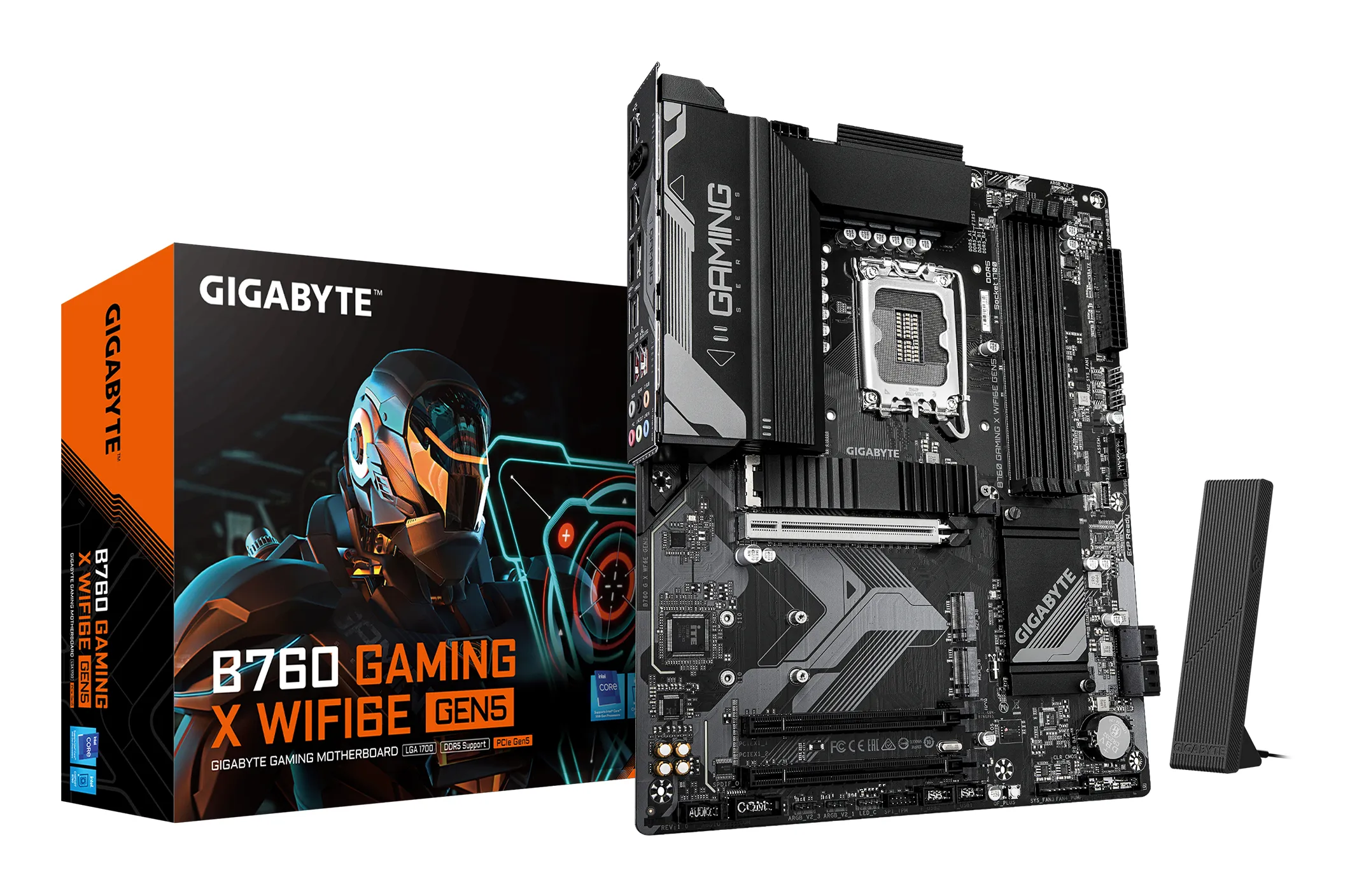 GIGABYTE B760 GAMING X WIFI6E GEN5 Emolevy - Intel B760 - Intel LGA1700 - DDR5 RAM - ATX