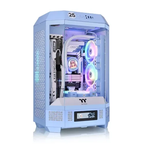 Thermaltake The Tower 300 (Hydrangea Blue) - Kotelot - Tower - Sininen