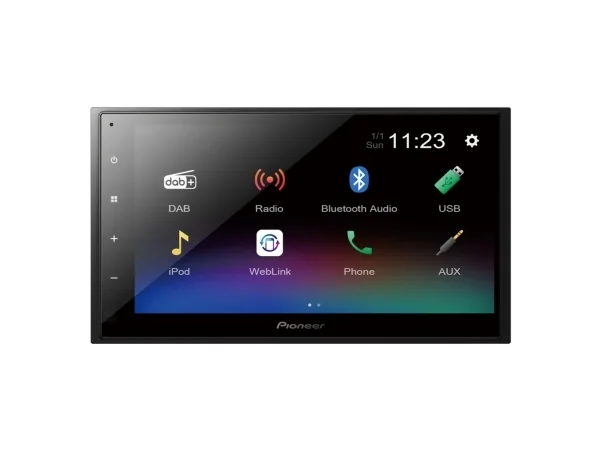 Pioneer DMH-A340DAB autoradio, jossa on Bluetooth / DAB+