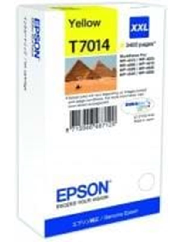 Epson C13T70144010 XXL -mustekasetti, 34,2 ml, keltainen