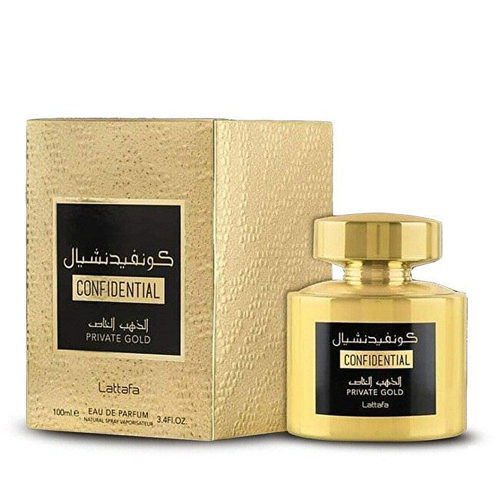 Lattafa Confidential Private Gold EDP -tuoksu 100 ml