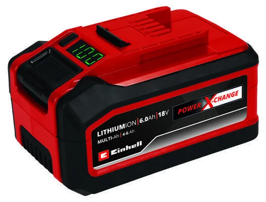 Einhell 4511502, Akku, 6 ah, 18 V, Einhell, Musta, Punainen, 1 kpl