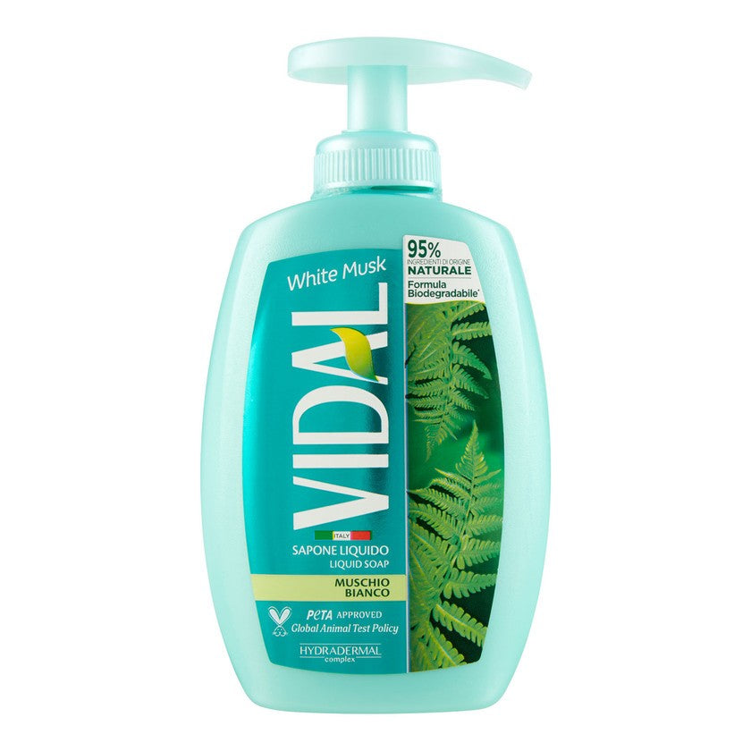 Vidal Nestesaippua Valkoinen Myski 300 ml